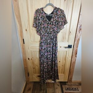 MSK Long Flowing Layered Dress